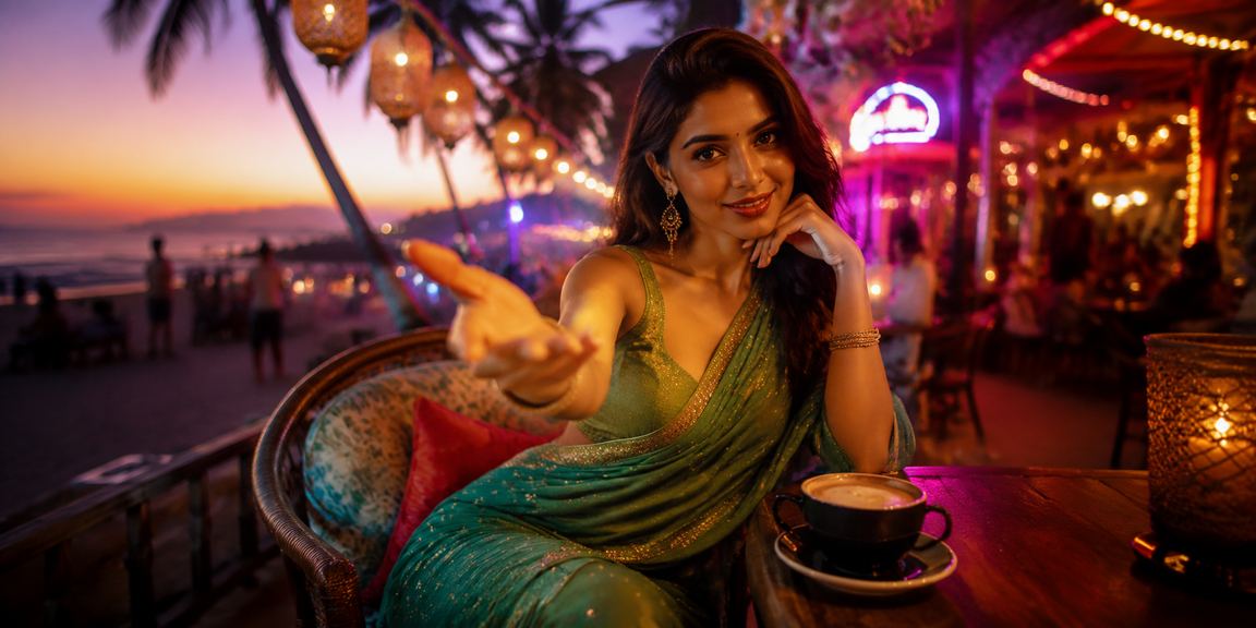 IPL season festive cricket betting on beach in Goa